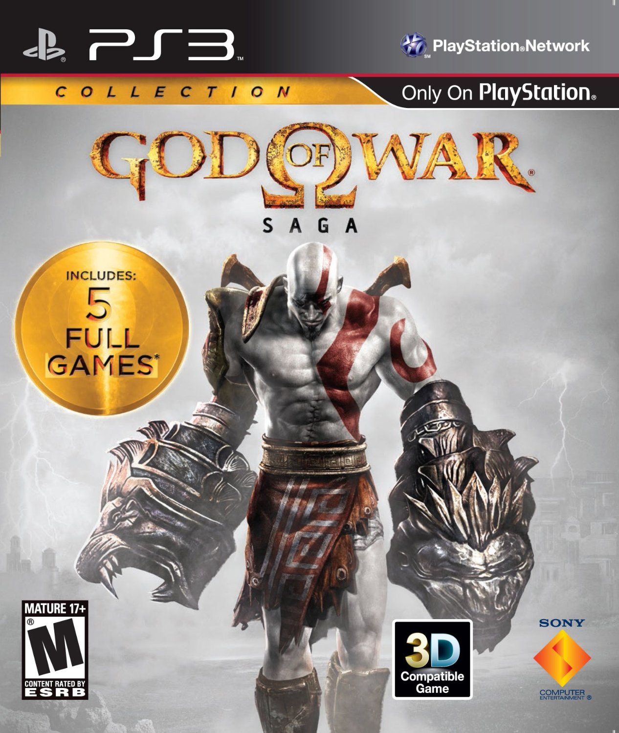 PS3: GOD OF WAR SAGA COLLECTION (2DISC) (NM) (BOX)